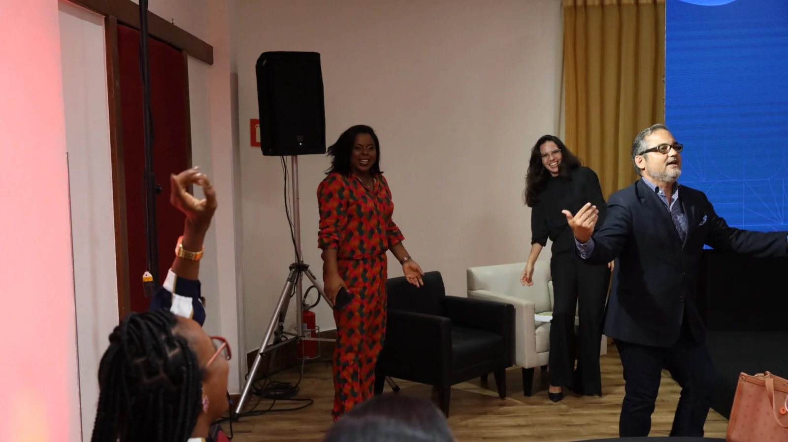Elba Braga, Marília Miranda e Washington Barbosa no Sunset Colóquio 2024
